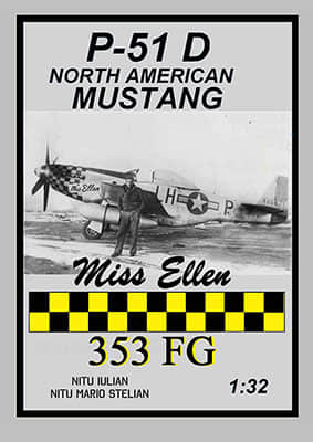 [ModelArt] P-51D Mustang 353 FG Miss Ellen