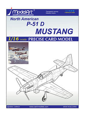[ModelArt] P-51D Mustang 375 FS 1:16