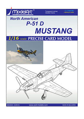 [ModelArt] P-51D Mustang Bald Eagle 1:16