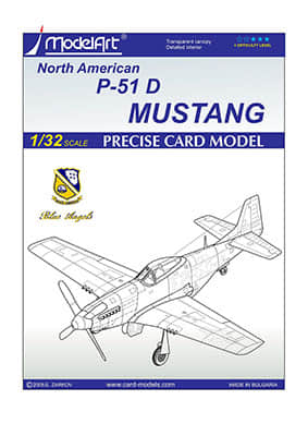 [ModelArt] P-51D Mustang Blue Angels 2