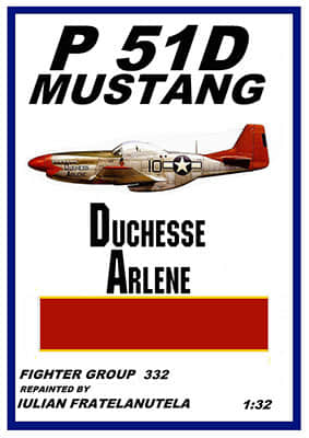 [ModelArt] P-51D Mustang Duchesse Arlene