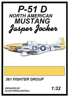[ModelArt] P-51D Mustang Jasper Joker II