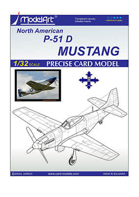 [ModelArt] P-51D Mustang Slender Tender Tall