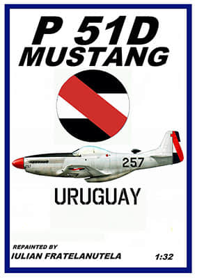 [ModelArt] P-51D Mustang Uruguay AF