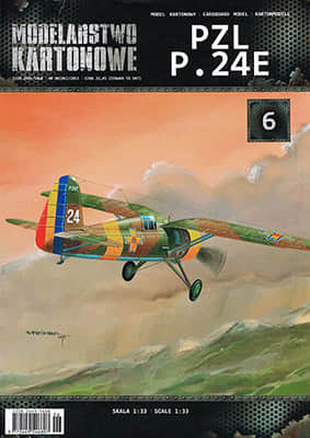 [Modelarstwo Kartonowe 006] PZL P.24E