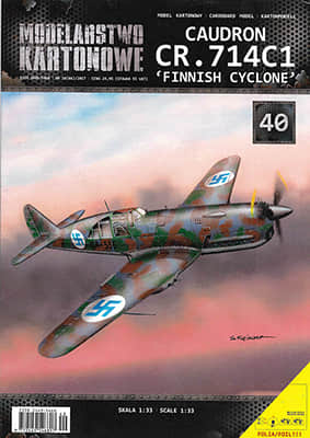 [Modelarstwo Kartonowe 040] Caudron CR.714C1 Finnish Cyclone