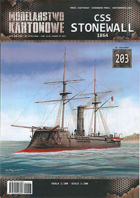 [Modelarstwo Kartonowe 203] CSS Stonewall 1864
