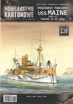 [Modelarstwo Kartonowe 220] USS Maine