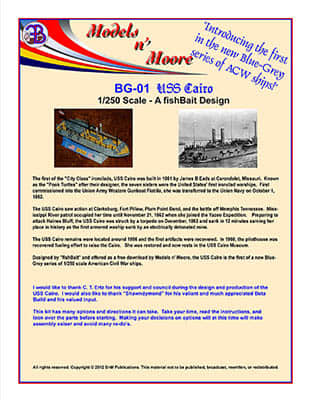 [Models'n'Moore BG-01] USS Cairo-52纸模网 - 海量纸模型图纸下载