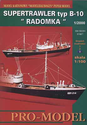 [Pro-Model 01] Supertrawler typ B-10 Radomka