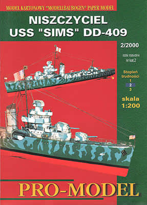 [Pro-Model 02] USS Sims DD-409