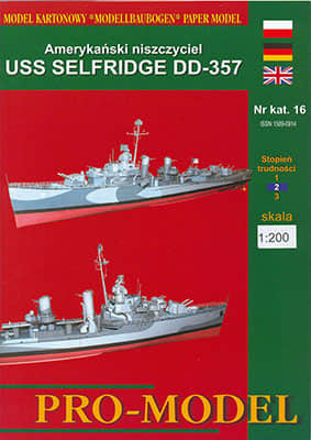 [Pro-Model 16] USS Selfridge DD-357