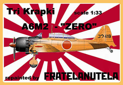 [TPN] Mitsubishi A6M Zero重绘版-52纸模网 - 海量纸模型图纸下载