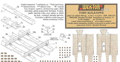 [Wektor Mini 005] Mini Railway tracks on concrete substrates