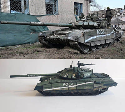 [Robototehnik 013] T-72B3M LOS重涂版-52纸模网 - 海量纸模型图纸下载