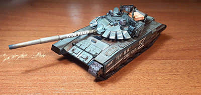 [Robototehnik 013] T-72B3M Victoria’s secret重涂版-52纸模网 - 海量纸模型图纸下载