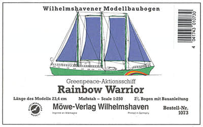 [WHM 1073] Rainbow Warrior-52纸模网 - 海量纸模型图纸下载