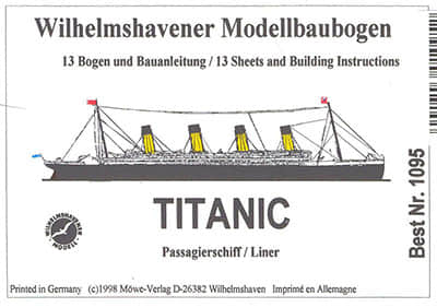 [WHM 1095] Titanic-52纸模网 - 海量纸模型图纸下载