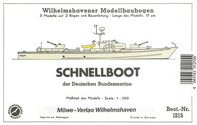 [WHM 1215] Schnellboot Typ 55-52纸模网 - 海量纸模型图纸下载
