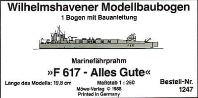 [WHM 1247] Landing Craft F617-52纸模网 - 海量纸模型图纸下载