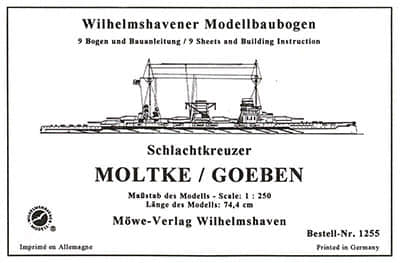 [WHM 1255] Moltke, Goeben-52纸模网 - 海量纸模型图纸下载