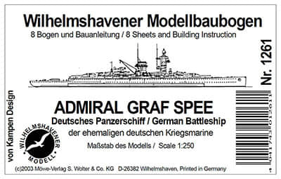 [WHM 1261] Admiral Graf Spee-52纸模网 - 海量纸模型图纸下载
