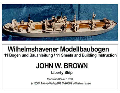 [WHM 1264] John W.Brown Libertyship-52纸模网 - 海量纸模型图纸下载