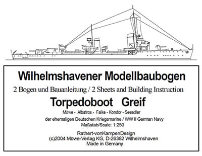[WHM 1269] Greif Torpedoboot-52纸模网 - 海量纸模型图纸下载