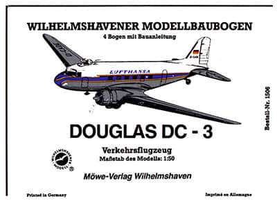 [WHM 1506] Douglas DC-3-52纸模网 - 海量纸模型图纸下载