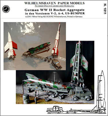 [WHM 1811] V-2 Rocket-52纸模网 - 海量纸模型图纸下载