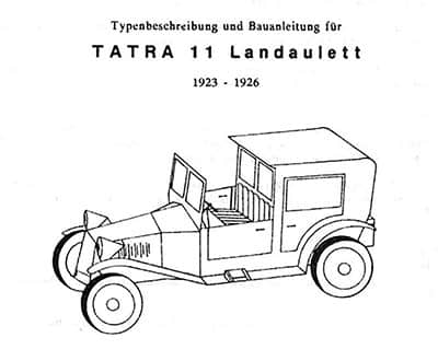 [WHM 4002] Tatra 11 Landaulett-52纸模网 - 海量纸模型图纸下载