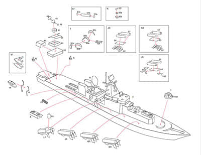 [Yuki Yuji] Slava Class Guided Missile Cruiser修改版-52纸模网 - 海量纸模型图纸下载