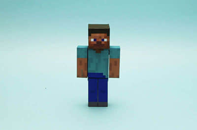 [箱之工房] Minecraft Steve-52纸模网 - 海量纸模型图纸下载