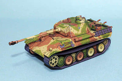 [箱之工房] Panther Ausf.G-52纸模网 - 海量纸模型图纸下载