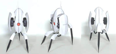 [箱之工房] Portal Turret-52纸模网 - 海量纸模型图纸下载