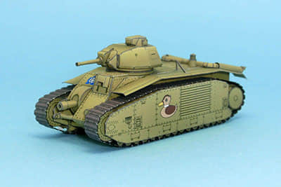 箱之工房B1bis重型坦克纸模型下载