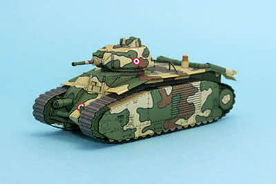 [箱之工房] Renault B1bis-52纸模网 - 海量纸模型图纸下载