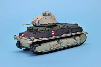 [箱之工房] Somua S35-52纸模网 - 海量纸模型图纸下载