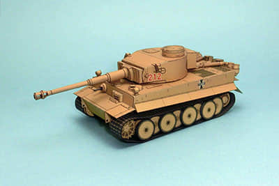 箱之工房德国虎式坦克初期型纸模型下载