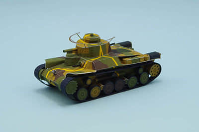 [箱之工房] 九七式中战车-52纸模网 - 海量纸模型图纸下载