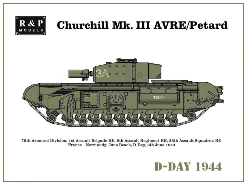 [R&P Models] Churchill AVRE-52纸模网 - 海量纸模型图纸下载
