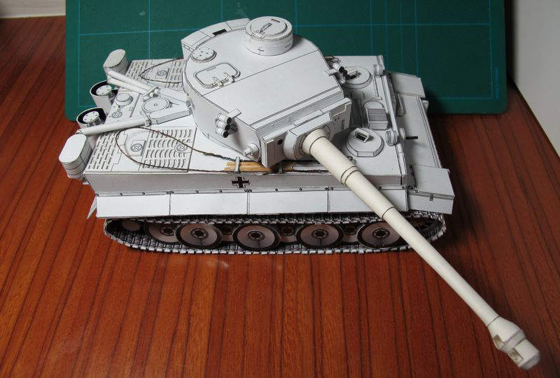 [Paper Replika] Tiger I (blank)-52纸模网 - 海量纸模型图纸下载