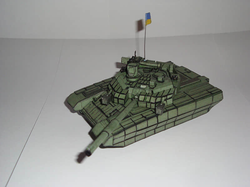 图片[1]-[Paper Tanks] T-84 Oplot-52纸模网 - 海量纸模型图纸下载