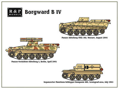 [R&P Models] Borgward B IV & Gepanzerter Munitions-Schlepper VK 3.01-52纸模网 - 海量纸模型图纸下载