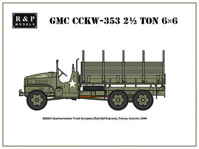 [R&P Models] GMC CCKW-353 2½ Ton 6X6-52纸模网 - 海量纸模型图纸下载