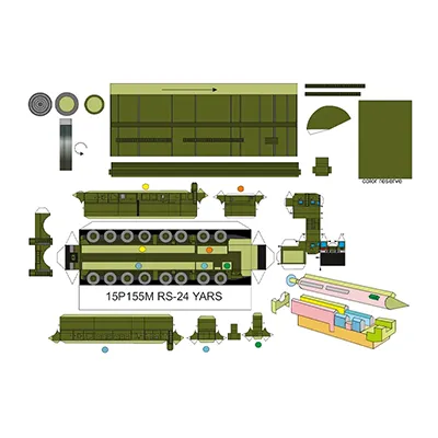 [R&P Models] 15P155M RS-24 YARS, MOBD 15V231-52纸模网 - 海量纸模型图纸下载