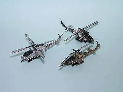 [R&P Models] AH-1 Cobra-52纸模网 - 海量纸模型图纸下载