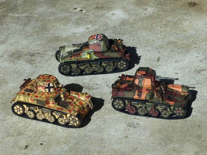 图片[1]-[R&P Models] AMR Renault Mle.35-52纸模网 - 海量纸模型图纸下载