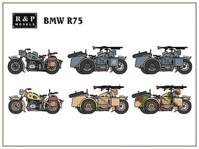 [R&P Models] BMW R75-52纸模网 - 海量纸模型图纸下载
