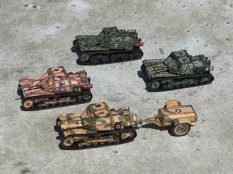 图片[1]-[R&P Models] Carro Veloce L3/33(CV-33)-52纸模网 - 海量纸模型图纸下载